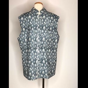💰SOLD💰Anita Dongre men's blue vest Size 44